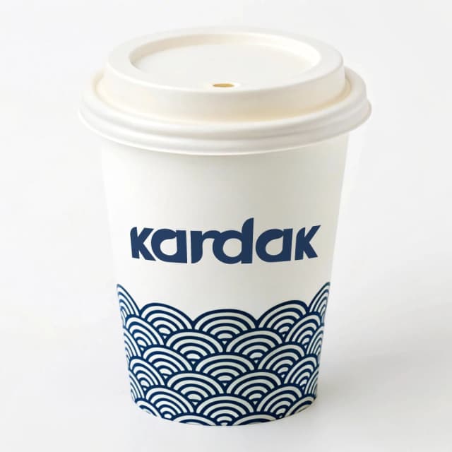 12oz Minimal Pattern Paper Cup