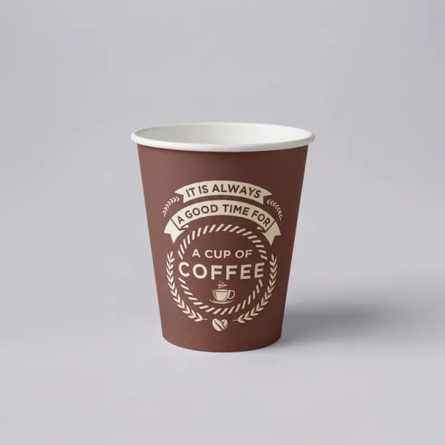7oz Coffee Renkli Karton Bardak