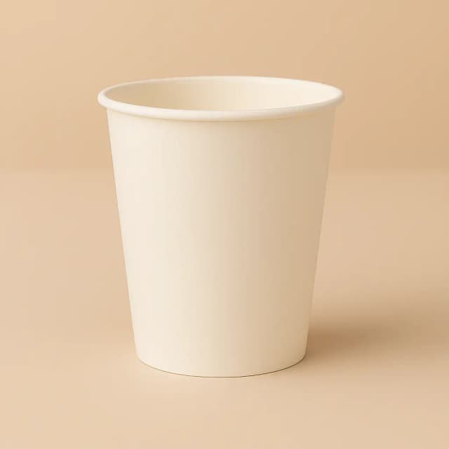 8oz White Paper Cup